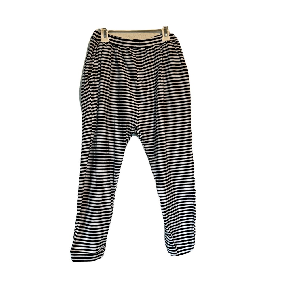 COTTON ON BODY womens pants SIZE S  LOUNGE W/POCKETS STRIPES CROPPED BO